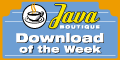 the JavaBoutique Applet of the Week medallion